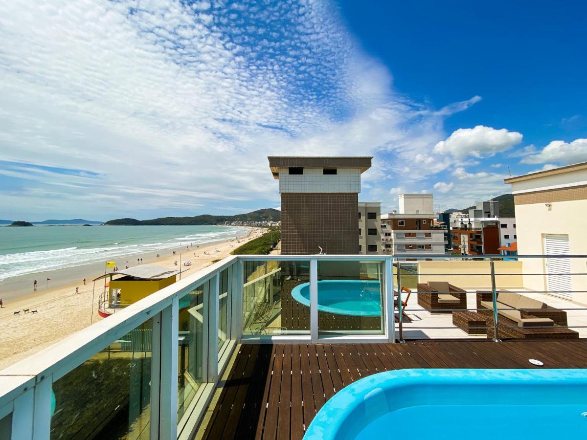 Apartamento Infinito - Cobertura Frente Mar Com Piscina Governador Celso Ramos Exterior foto