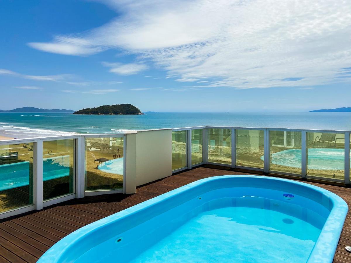 Apartamento Infinito - Cobertura Frente Mar Com Piscina Governador Celso Ramos Exterior foto