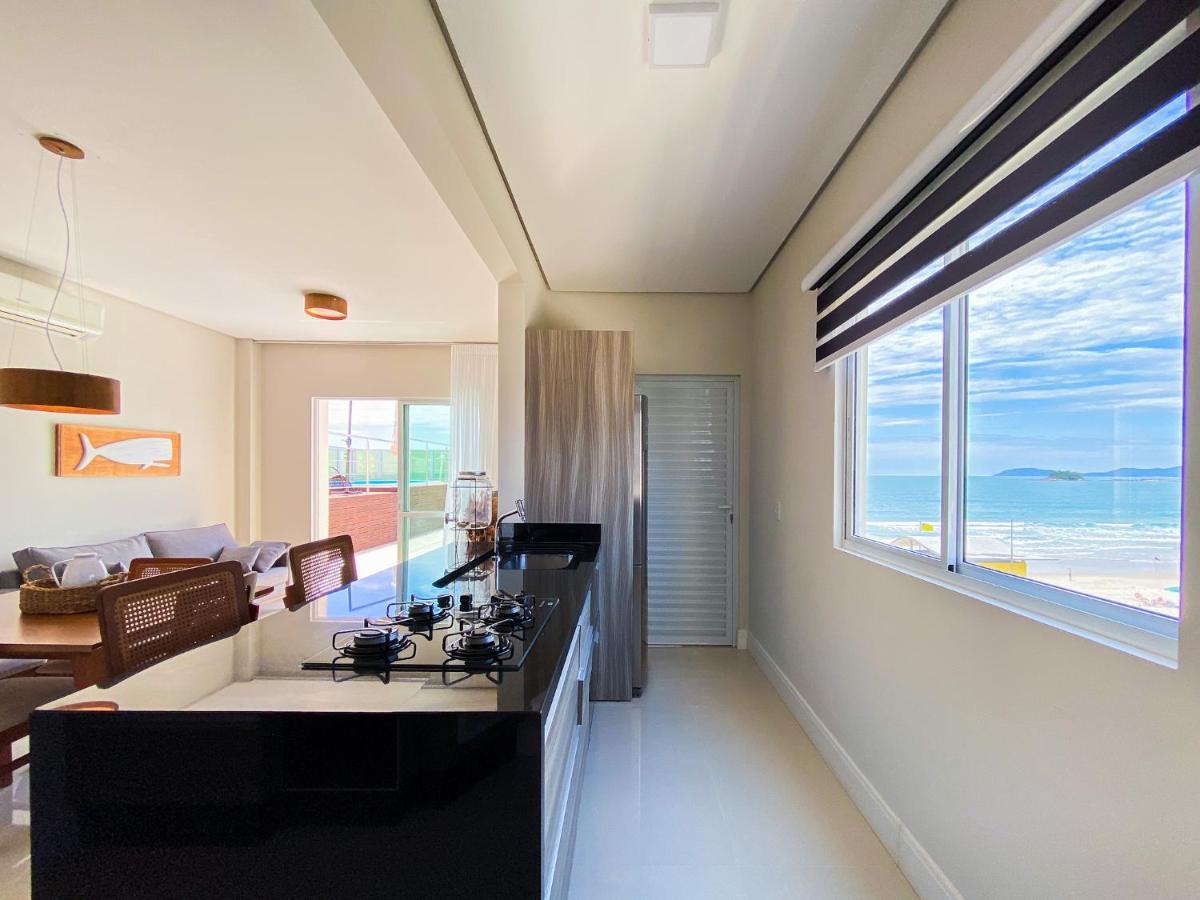 Apartamento Infinito - Cobertura Frente Mar Com Piscina Governador Celso Ramos Exterior foto